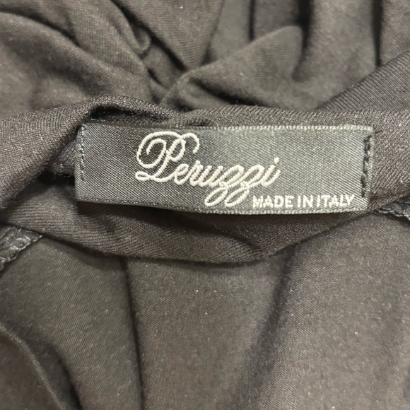 Peruzzi Elegant Rosette Rouching RuffleTop - Picture 3 of 4